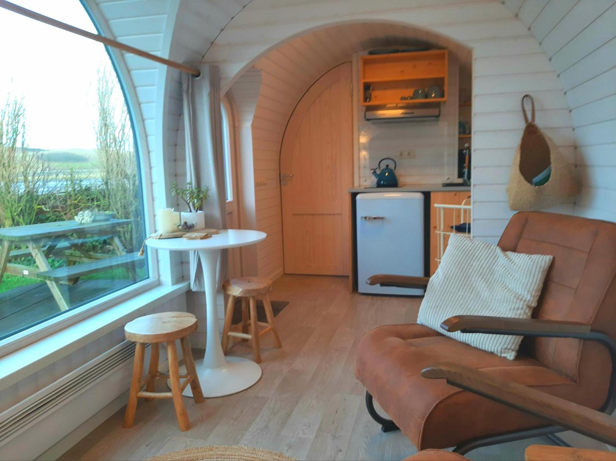 Tiny House De Boet, In Natuurgebied En Vlakbij Het Strand Hotel Callantsoog Exterior foto